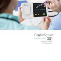 ECG Machine 3 Channal Model: Cardiosense 301 Visor Healthcare (UK)