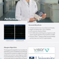 ECG Machine 3 Channal Model: Cardiosense 303 Visor Healthcare (UK)