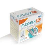 Blood Glucose Monitor Strips (Pack of 50) Model: Go Evocheck (PharmEvo)