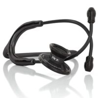 ACOUSTICA Stethoscope Black/Blackout Model: 747XP MDF (USA)