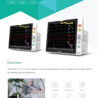 Patient Monitor 12.1" with 5 parameters Model: eVITA 10/12/15 Visor Healthcare (UK)