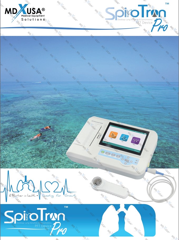 Digital Spirometer Desktop Model: Spirotron Pro (MDXUSA)