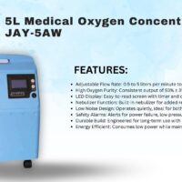 Oxygen Concentrator 5Ltr/min Model: JAY-5AW Longfin (China)