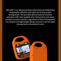 AED (Automatic External Defibrillator) Model: AED-100 (China)