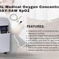 Oxygen Concentrator 5Ltr/min Model: JAY-5AW SPO2 Longfian (China)