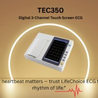ECG Machine 3 Channel Model: TEC-350 Life Choice (China)
