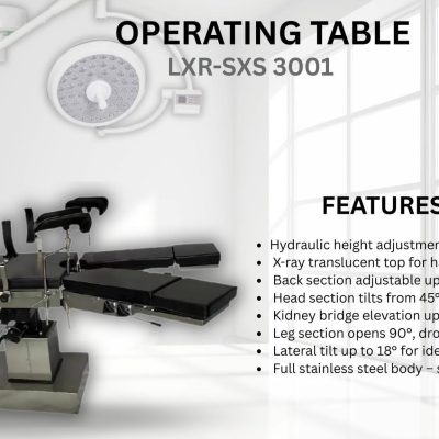 OT Table Hydraulic LXR 3001
